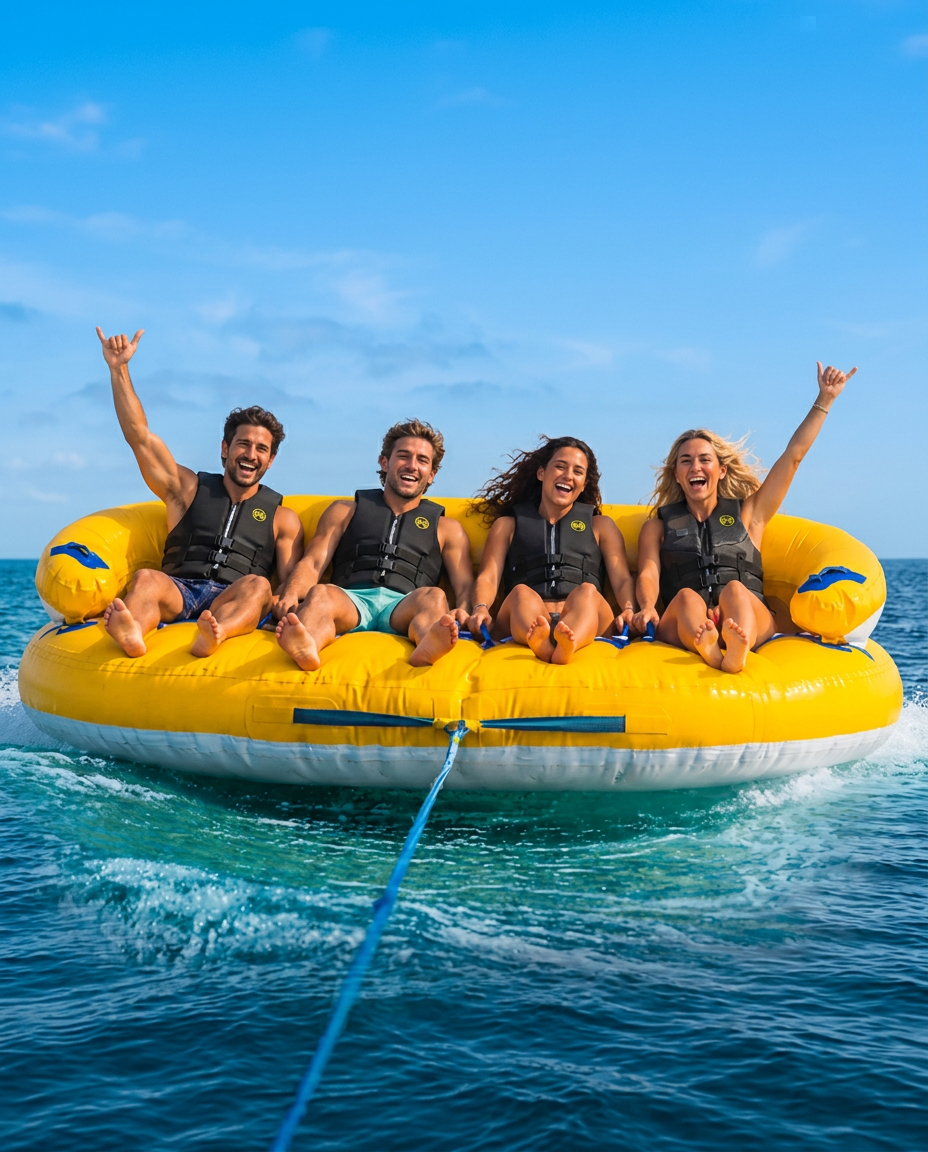 Speed Boat Donut Ride
